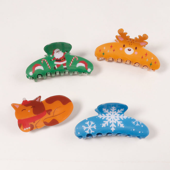 Wholesale Christmas ornaments clip elk hair clip