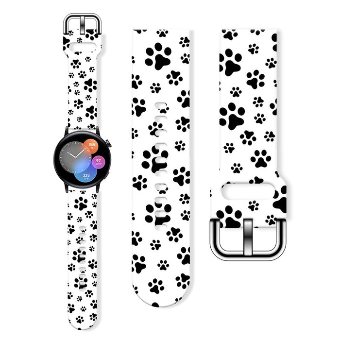 Wholesale Printed Silicone Watch Strap Wrist Strap JDC-WD-NuoQi062