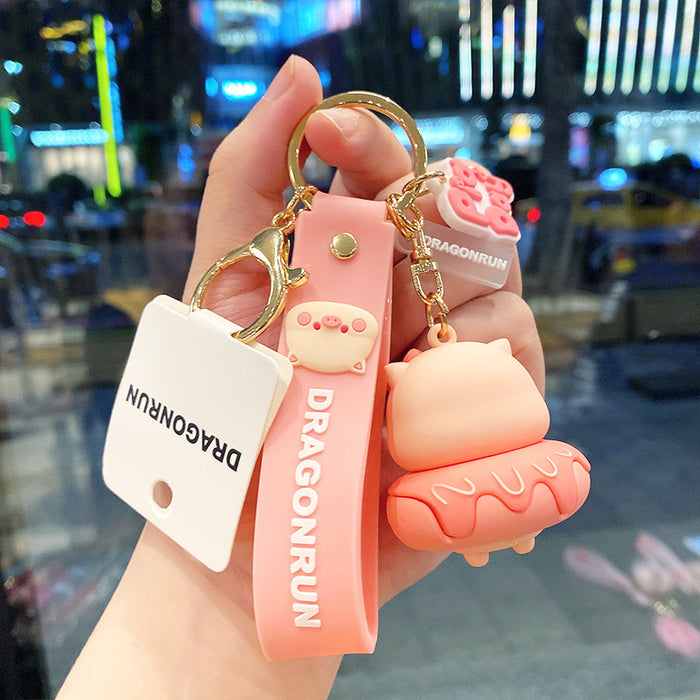 Wholesale Cartoon Silicone Keychain JDC-KC-MZL015