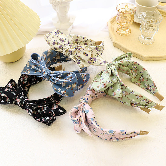 Wholesale Printing Bow Headband JDC-HD-MIs022