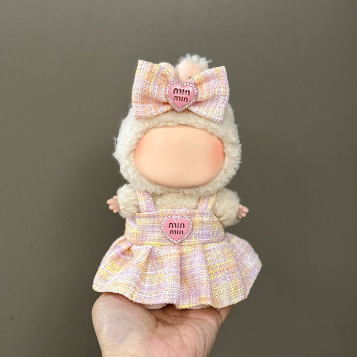 Wholesale Only clothes are suitable for 17cm blind box pendant plush doll clothes