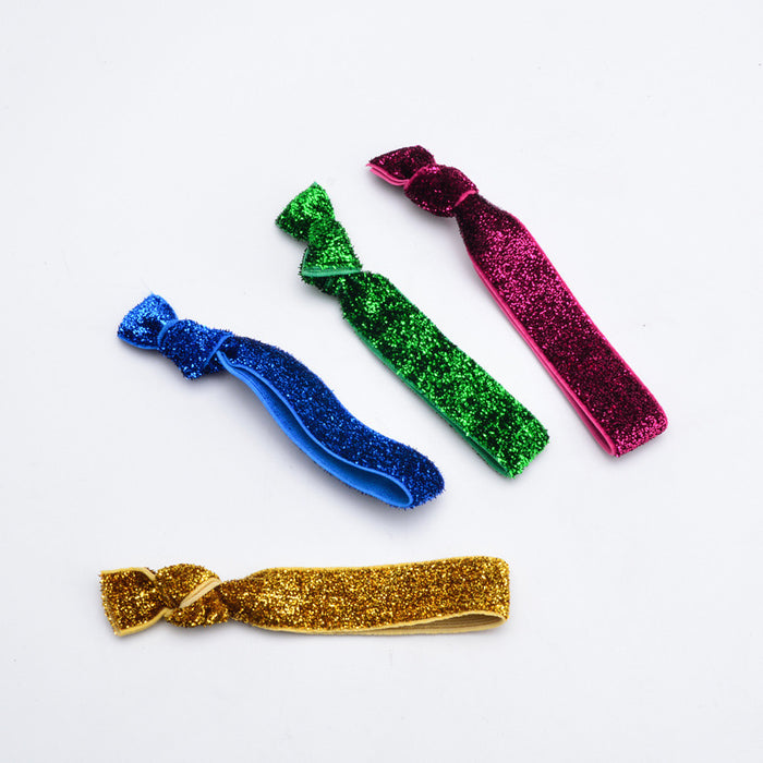 Wholesale Sequin Knotted Hair Tie JDC-HS-CaiS001