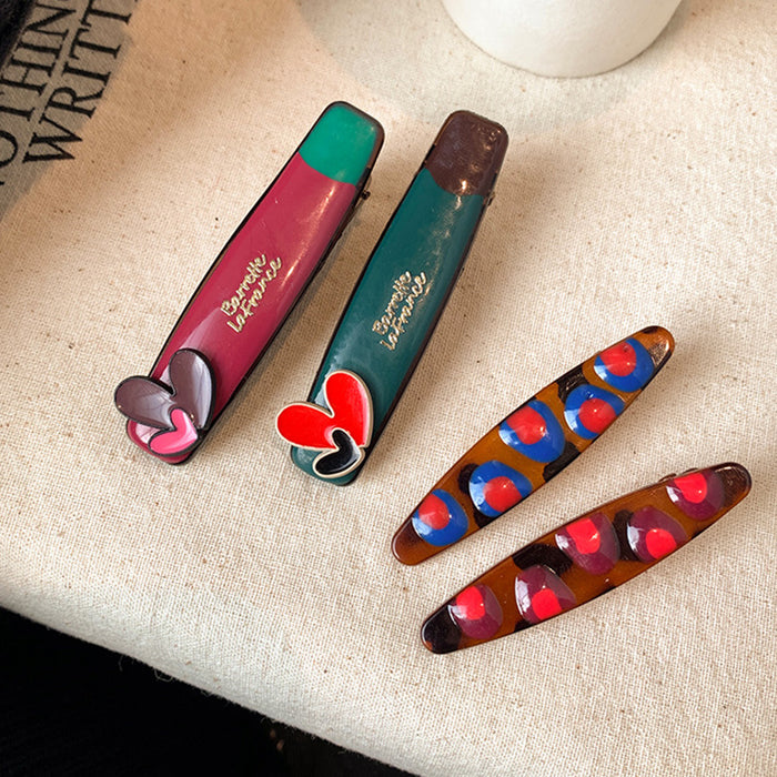 Wholesale Love  Hairpin Duckbill Clip Side Women's Front Broken Hair Bangs Clip