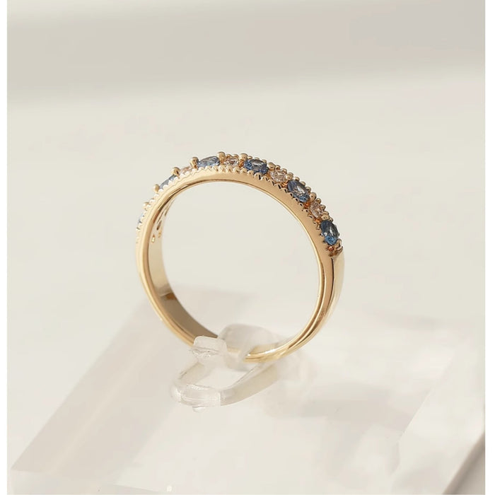 Wholesale A niche crystal lace hollowed out pattern full of diamonds, a light luxury versatile and high-end ring