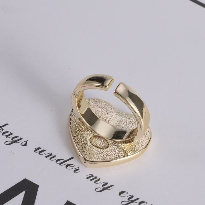 Wholesale Adjustable open ring high-end brass material ring