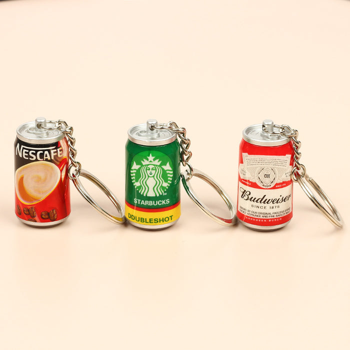 Wholesale Mini Beverage Bottle Keychains JDC-KC-Aohong001