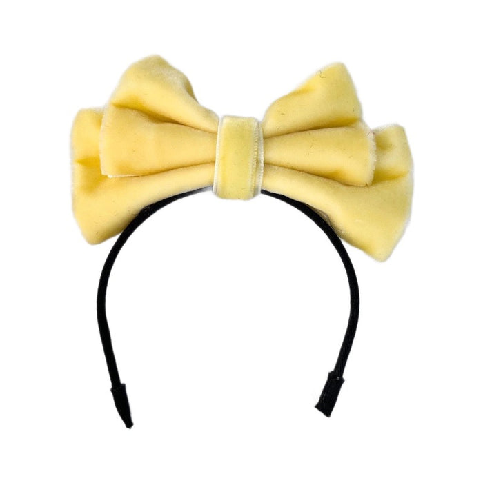 Wholesale Doll clothes sit party cloth cloth clothes accessories velvet bow hairband