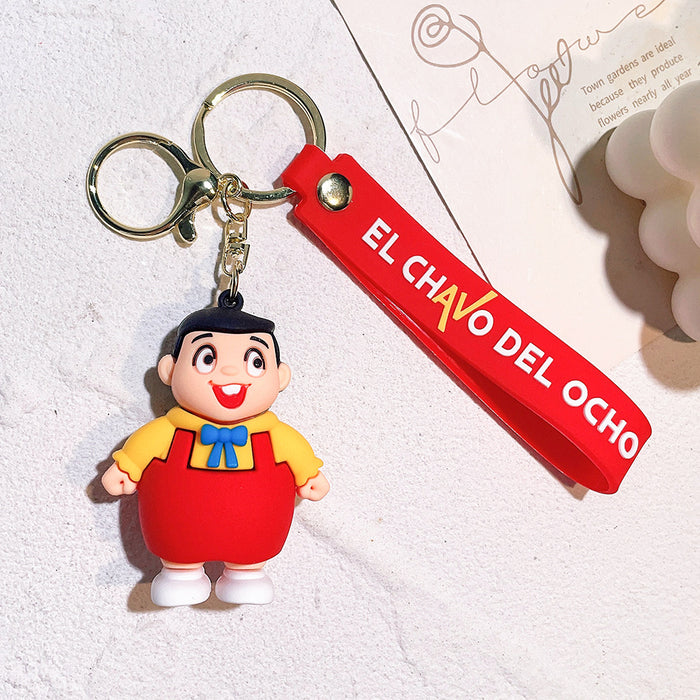 Wholesale PVC Cartoon Doll Keychain JDC-KC-Qiwei020