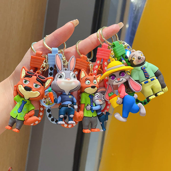 Wholesale Cartoon  Doll School Bag Pendant Car Key Chain