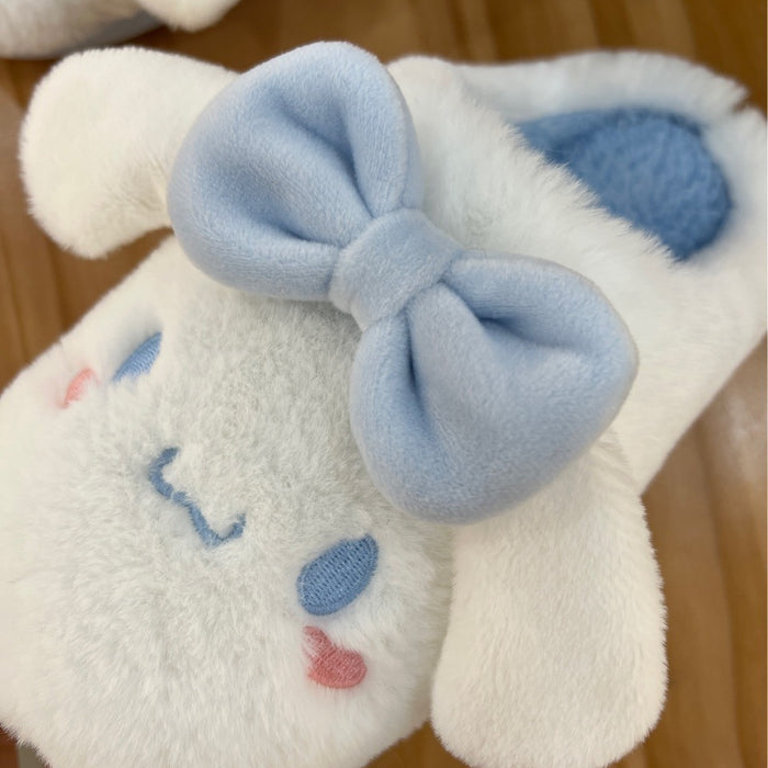 Wholesale Winter Cartoon Cute Puppy Warm Furry Slippers JDC-SP-JiaH003