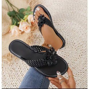 Wholesale 2024 Summer Flower PU Thong Sandals JDC-SP-HXZ008