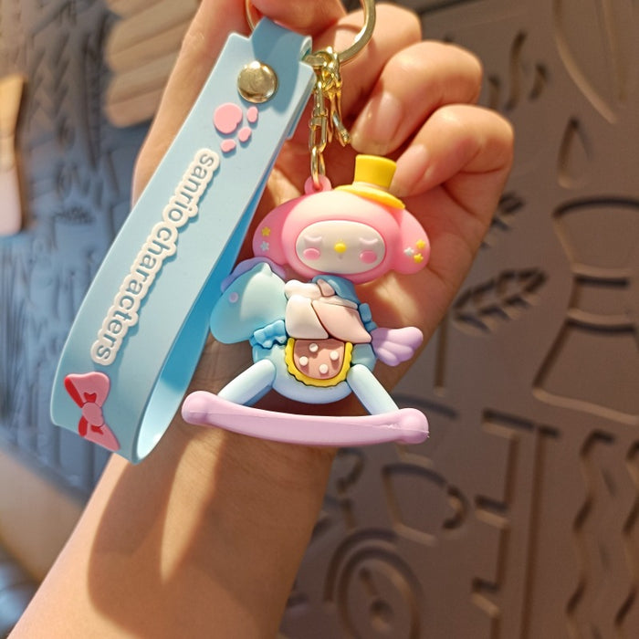 Wholesale Cartoon Doll Silicone Keychain JDC-KC-MingT075