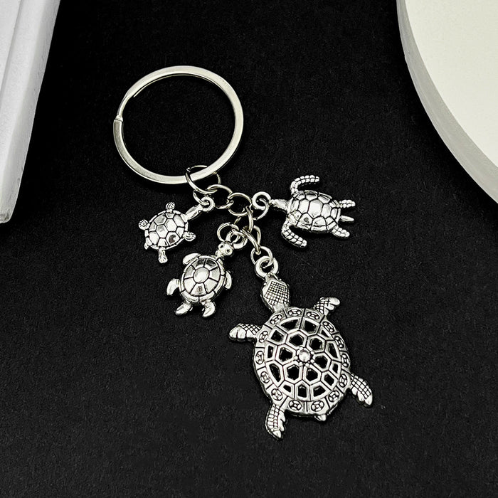 Wholesale Large Turtle Alloy Keychain JDC-KC-LuNeng011