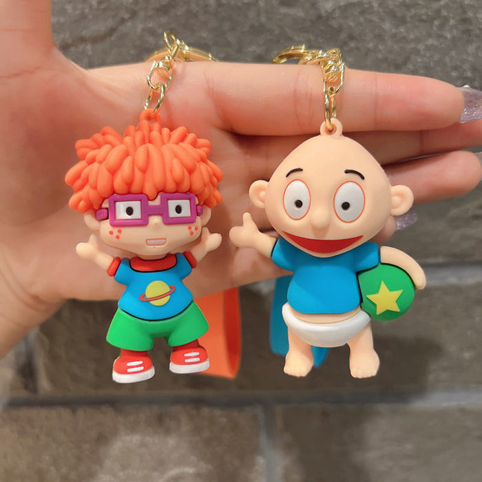 Wholesale Keychains PVC Hardware Cute Cartoon (M) JDC-KC-JCai069