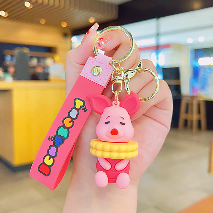 Wholesale Silicone Cartoon Doll Keychain JDC-KC-KuM003