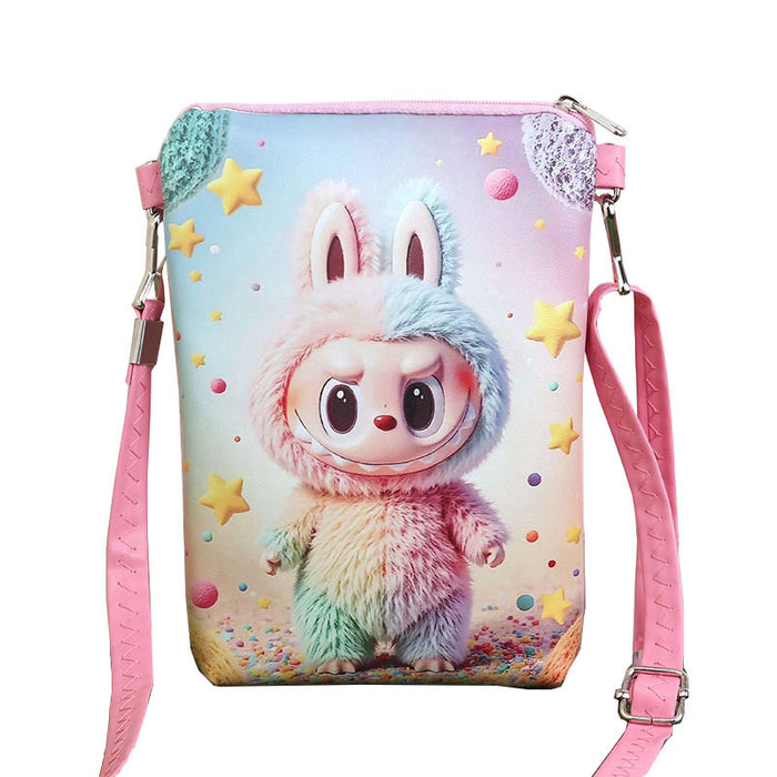 Wholesale Cartoon cute children' s girl student mobile phone bag crossbody shoulder bag