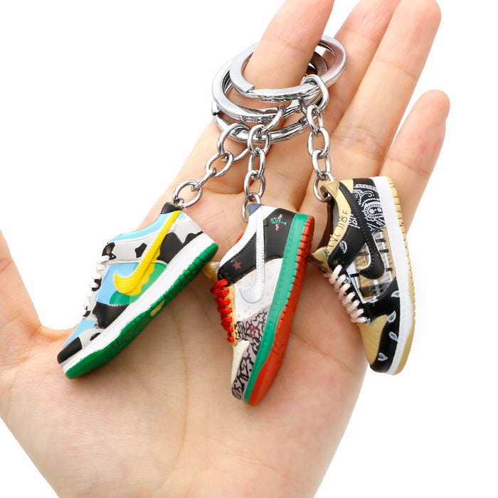 Wholesale PVC Shoe Model Keychain JDC-KC-QLPing002