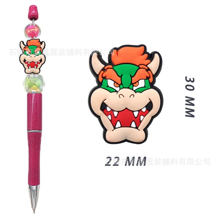 Wholesale Pen Beads PVC Double-sided Beads Ballpoint Pen Beads