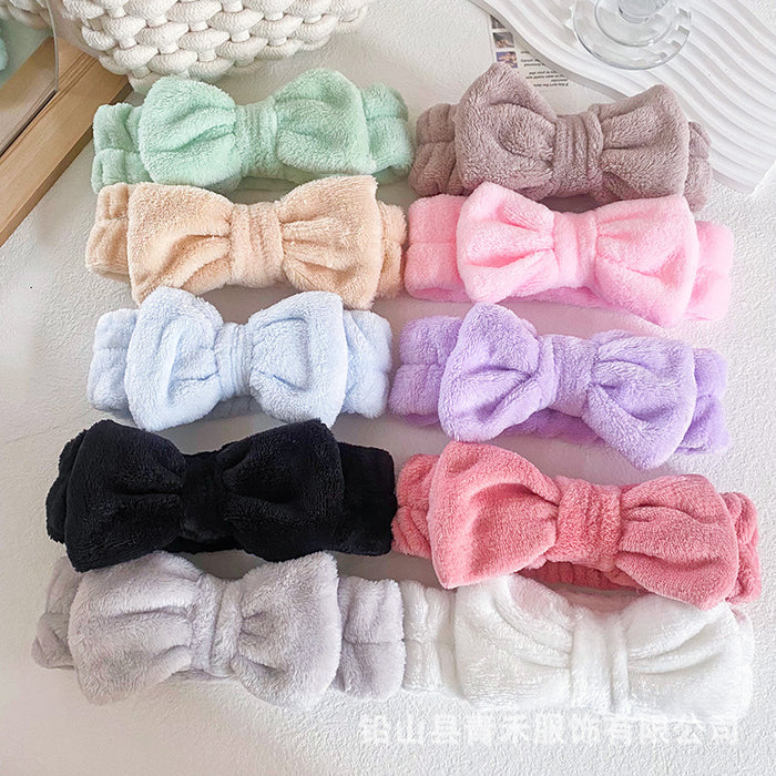 Wholesale Butterfly End Hairband Wristband Set for Women Washing and Beauty Headband Wristband Wristband Hair Accessories Headdress