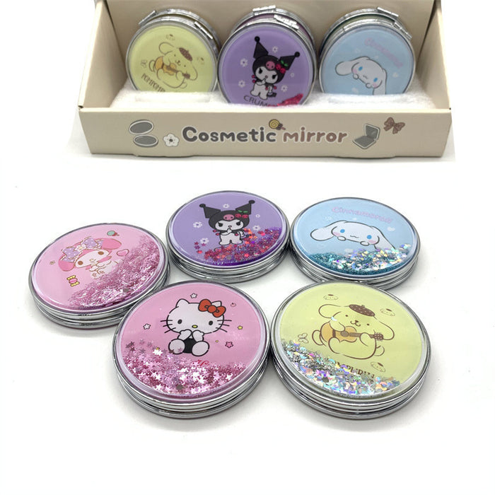 Wholesale Into The Oil Quicksand Mirror Cartoon Cute Makeup Mirror (S) JDC-VM-YunL003