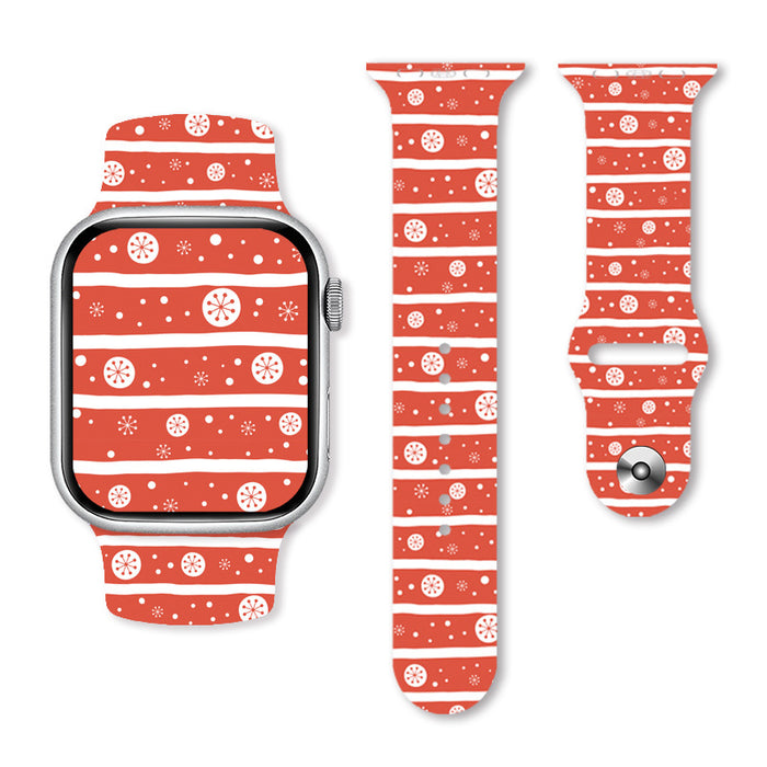 Wholesale Printed Silicone Watch Strap JDC-WD-NuoQi019