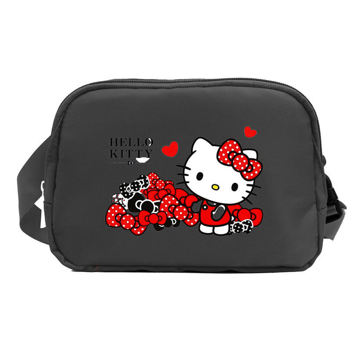 Wholesale Cat Cartoon Waterproof Sports Chest Bag  Versatile Crossbody Bag for Running with Phone Shoulder Bags