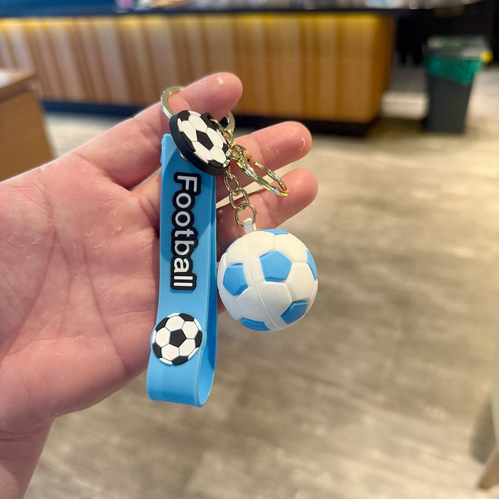 Wholesale Creative Cartoon Soccer Keychain Fan' s Bag Charm