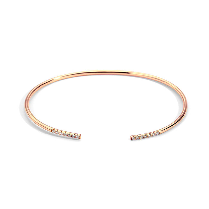 Wholesale Letter Flower Bracelet Light Luxury Bracelet Flash Jewelry for Women