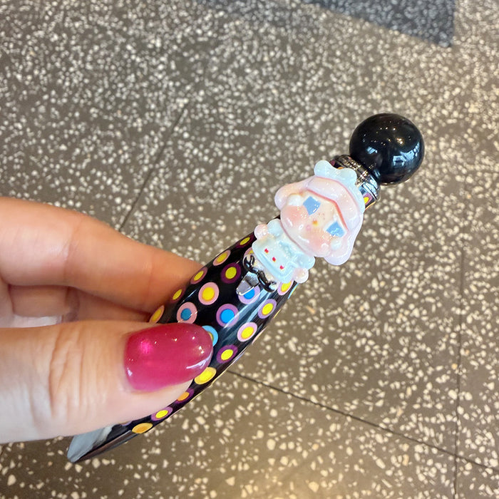 Wholesale Cute cartoon children' s push-button ballpoint pen