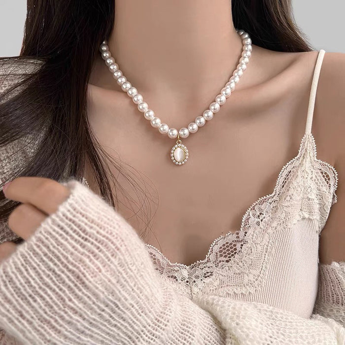 Wholesale S925 Silver  Necklace Women's  Clavicle Chain choker necklace