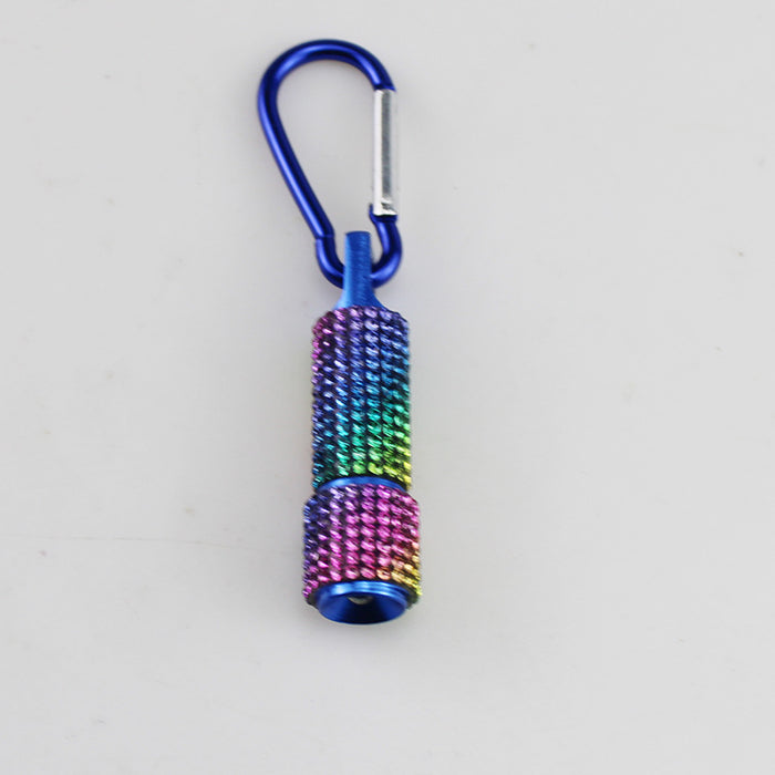 Wholesale Trendy Crystal Studded LED Flashlight White Fashion Accessory Gift