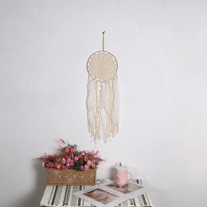 Wholesale Single Ring Dream Catcher Wall Decor JDC-DC-mengs003