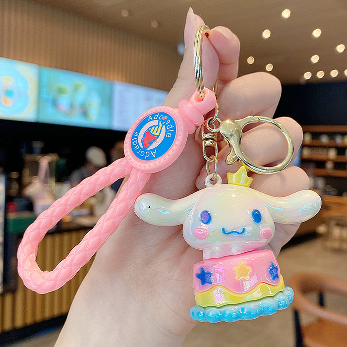 Wholesale Cute Kitten Plated Keychain