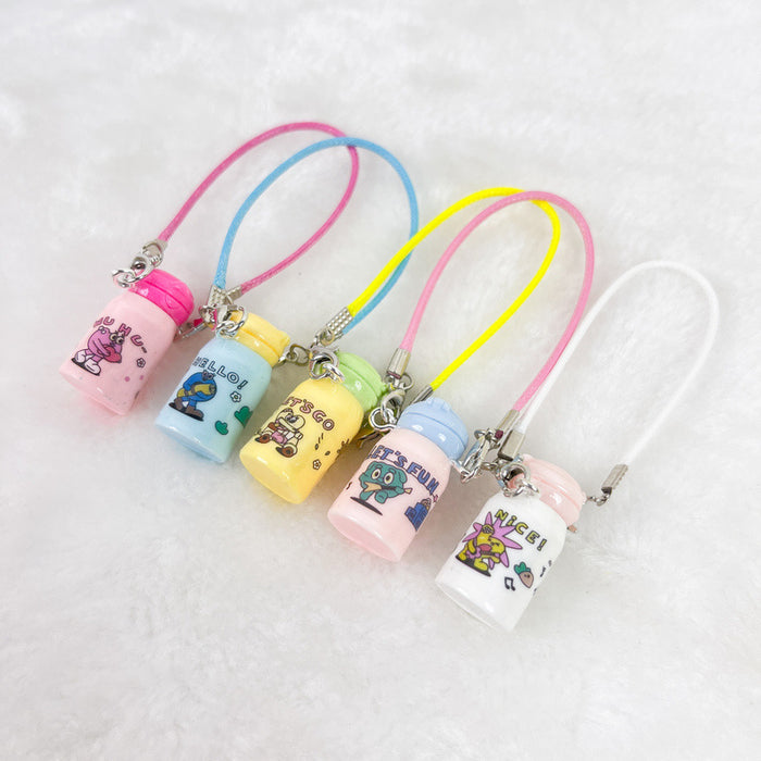 Wholesale Mini kettle thermos cup pendant simulation water cup accessories cute small bottle doll accessories