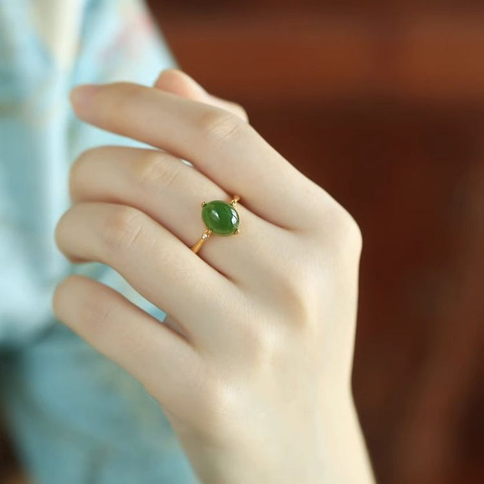 Wholesale Adjustable opening ring, niche design, high-end feel, gold-plated index finger