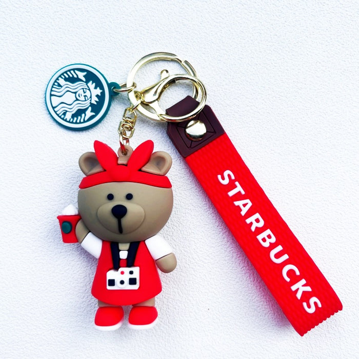 Wholesale PVC Cartoon Doll Keychain JDC-KC-WuYi169