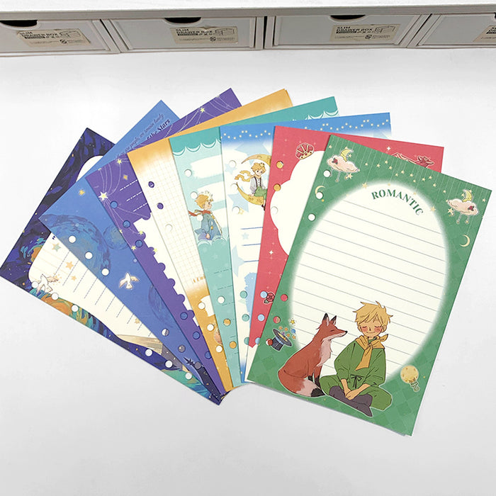 Wholesale 5pcs A5 Card Album with Colorful Inner Pages,  Cartoon Detachable Loose-Leaf Book Replacement Core