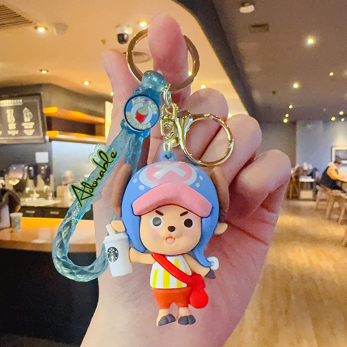 Wholesale Cartoon Doll PVC Keychain JDC-KC-JinG007