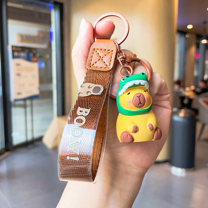 Wholesale PVC Cartoon Cute Keychain JDC-KC-LeZi024