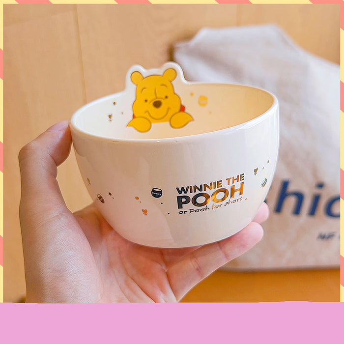 Wholesale Cartoon Pattern Ceramic Bowls and Plates for Single Servings