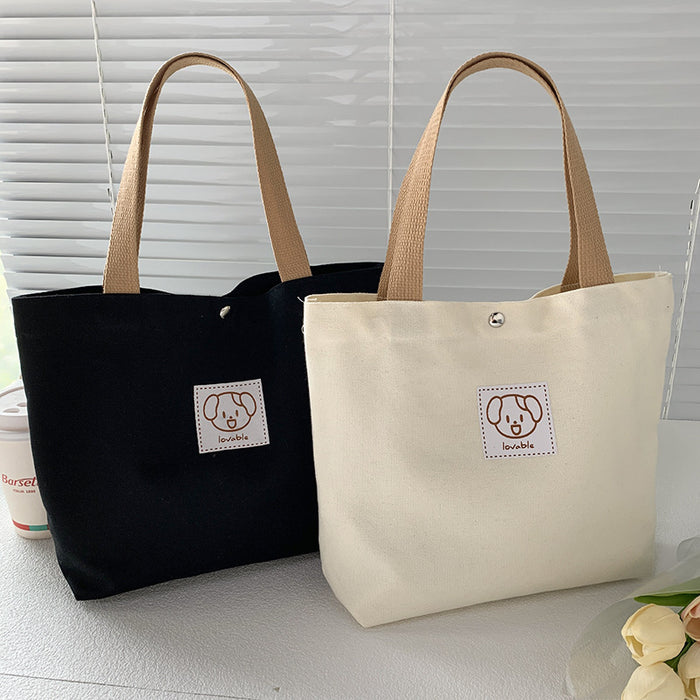 Wholesale Canvas bag cute cartoon small handbag