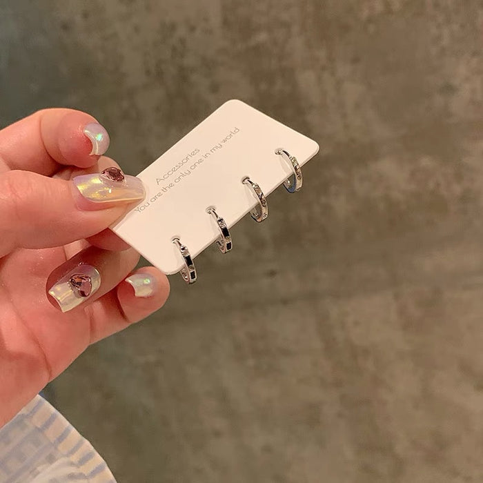 Wholesale Ear ring set with niche design, high-end earrings, ear buckles, ear studs, ear studs, and earrings