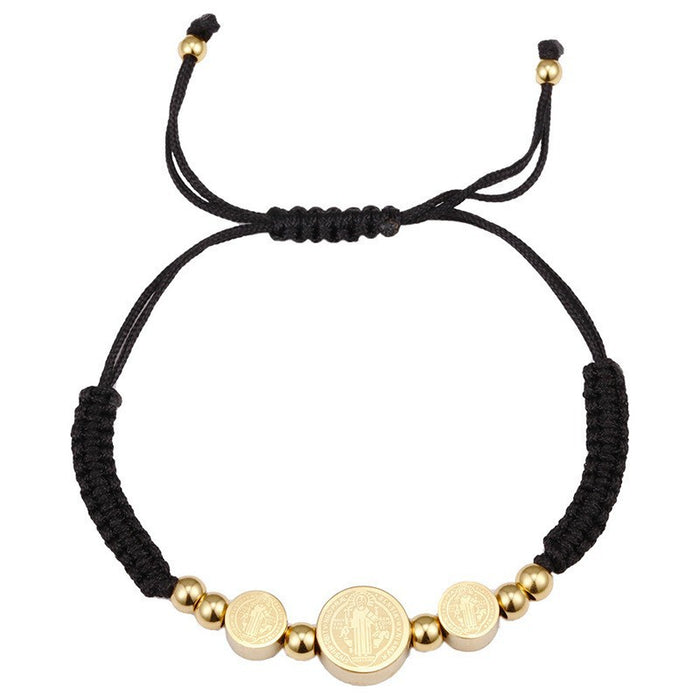 Wholesale Stainless steel braided rope bracelet titanium steel bracelet