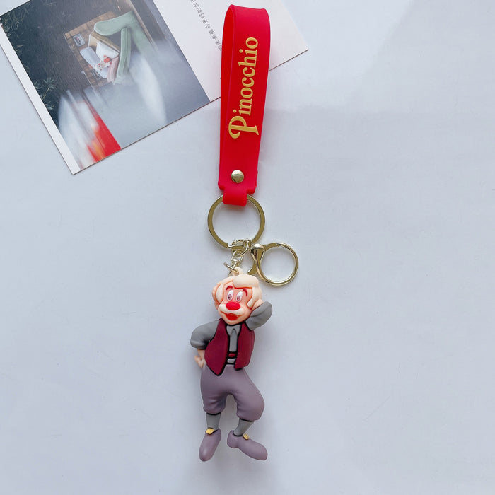 Wholesale Cartoon Doll Silicone Keychain JDC-KC-JuShu045