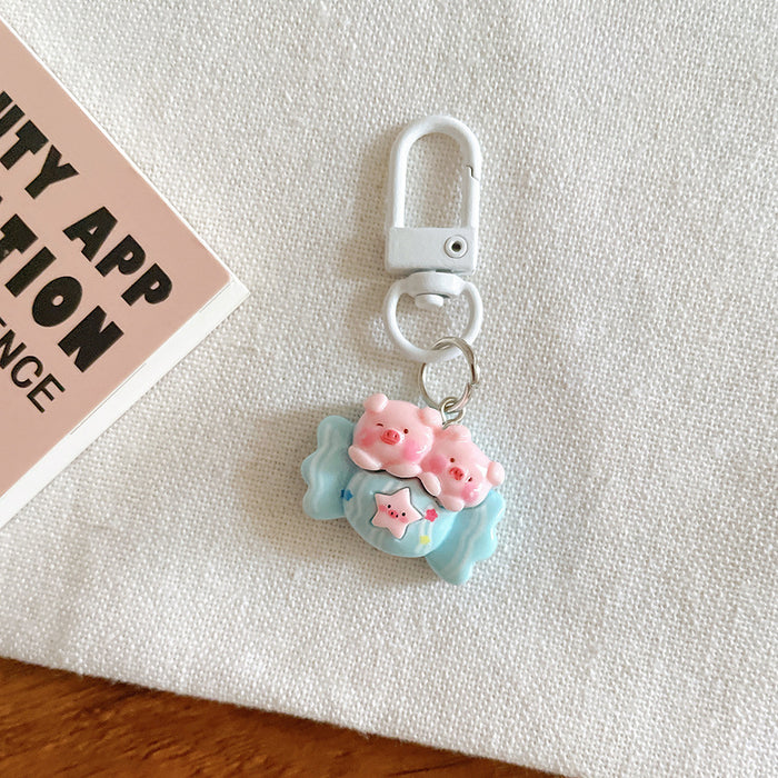 Wholesale Keychain pendant cartoon student girl hanging accessory with accessories