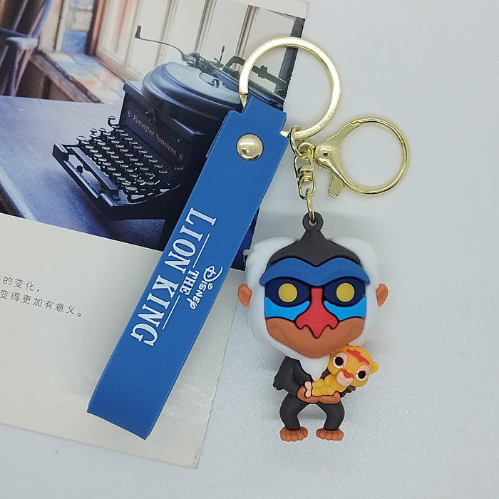 Wholesale Cartoon Lion Doll Keychain Pendant Bag Car Keychain Accessories