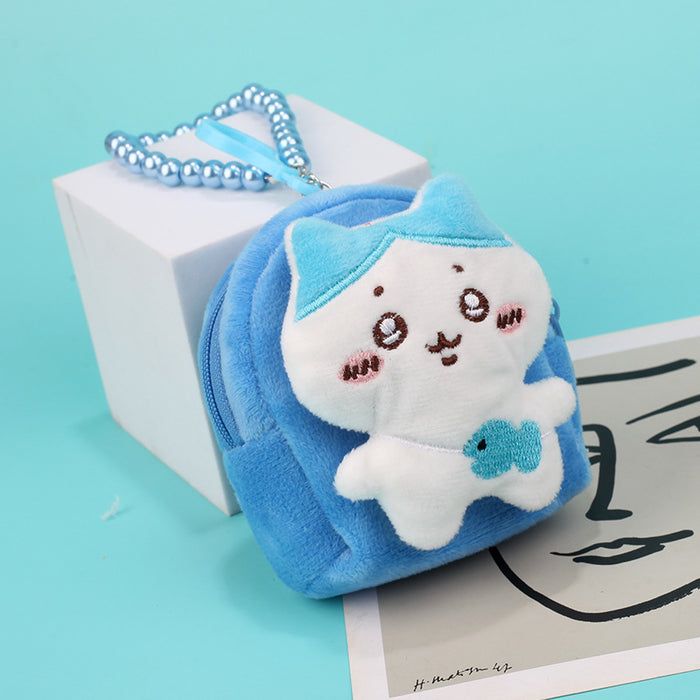 Wholesale Trendy Plush Bear Coin Purse Bag Charm Street Style Fashion Accessory Gift