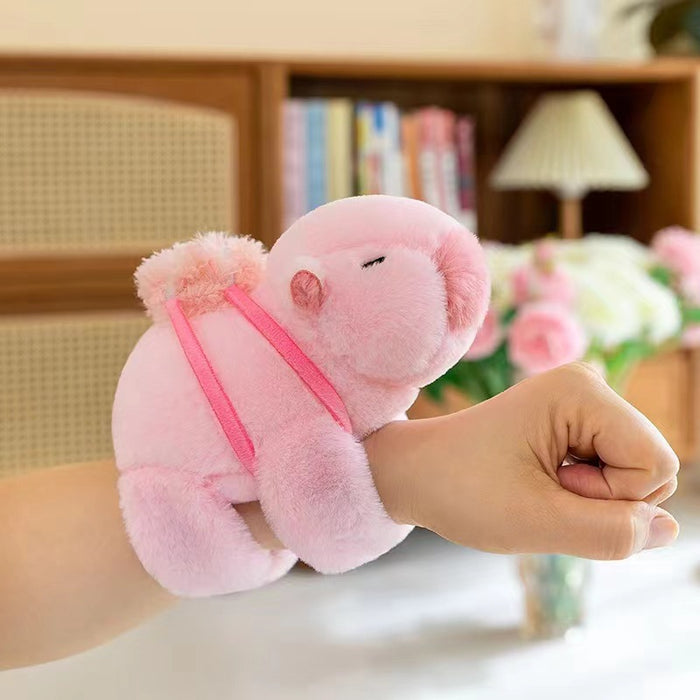 Wholesale Capybara Pa Pa Ring Bracelet Capybara Doll Plush Toy Creative Doll Funny Grab Machine Doll