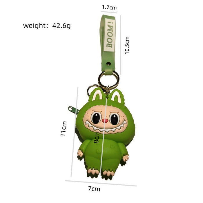 Wholesale Creative Cartoon Coin Purse Silicone Keychains