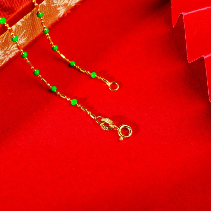 Wholesale Silver necklace, colored drip oil chain, basic chain, stacked accessories